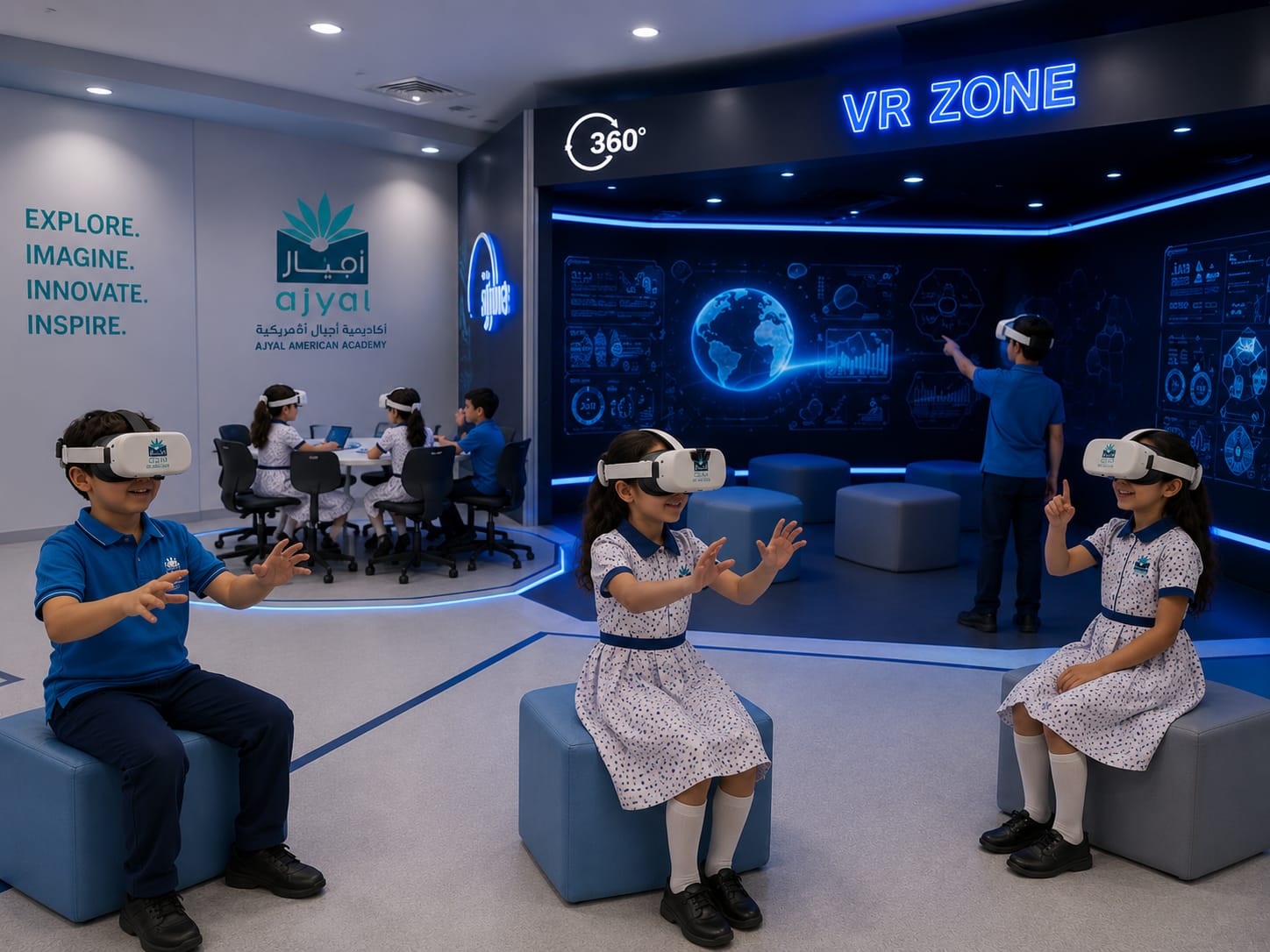 VR room and AI room