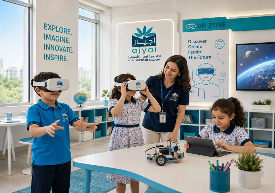 Ajyal VR Zone students